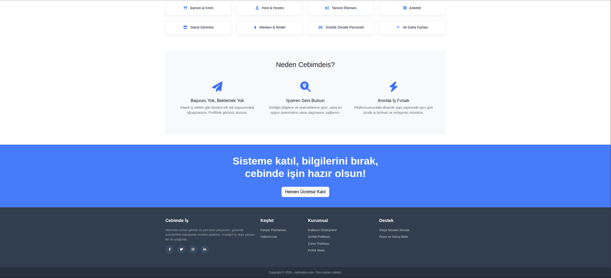 Cebimde İş — İş Arama Platformu - Gorsel 4
